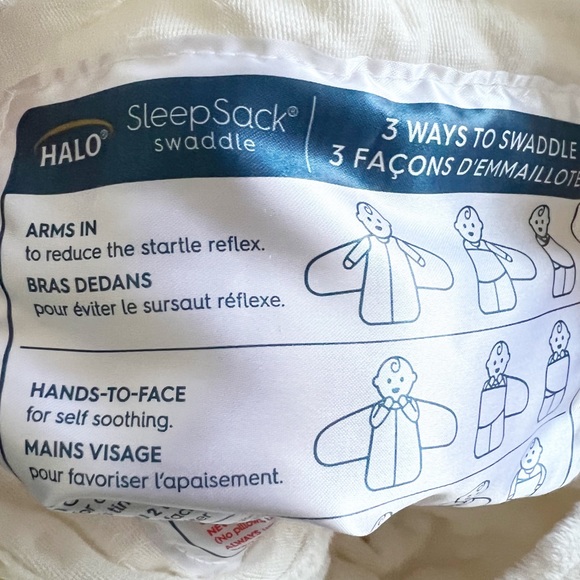 Halo Sleep Sack Swaddle Plushy Dot Wearable Blanket - Picture 3 of 3
